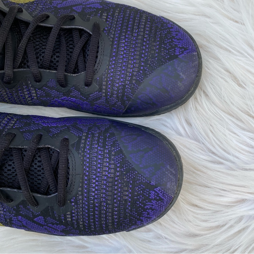 KOBE MAMBA RAGE COURT CITY EDITION SNEAKERS PURPLE YELLOW BLACK 9 - Picture 2 of 10